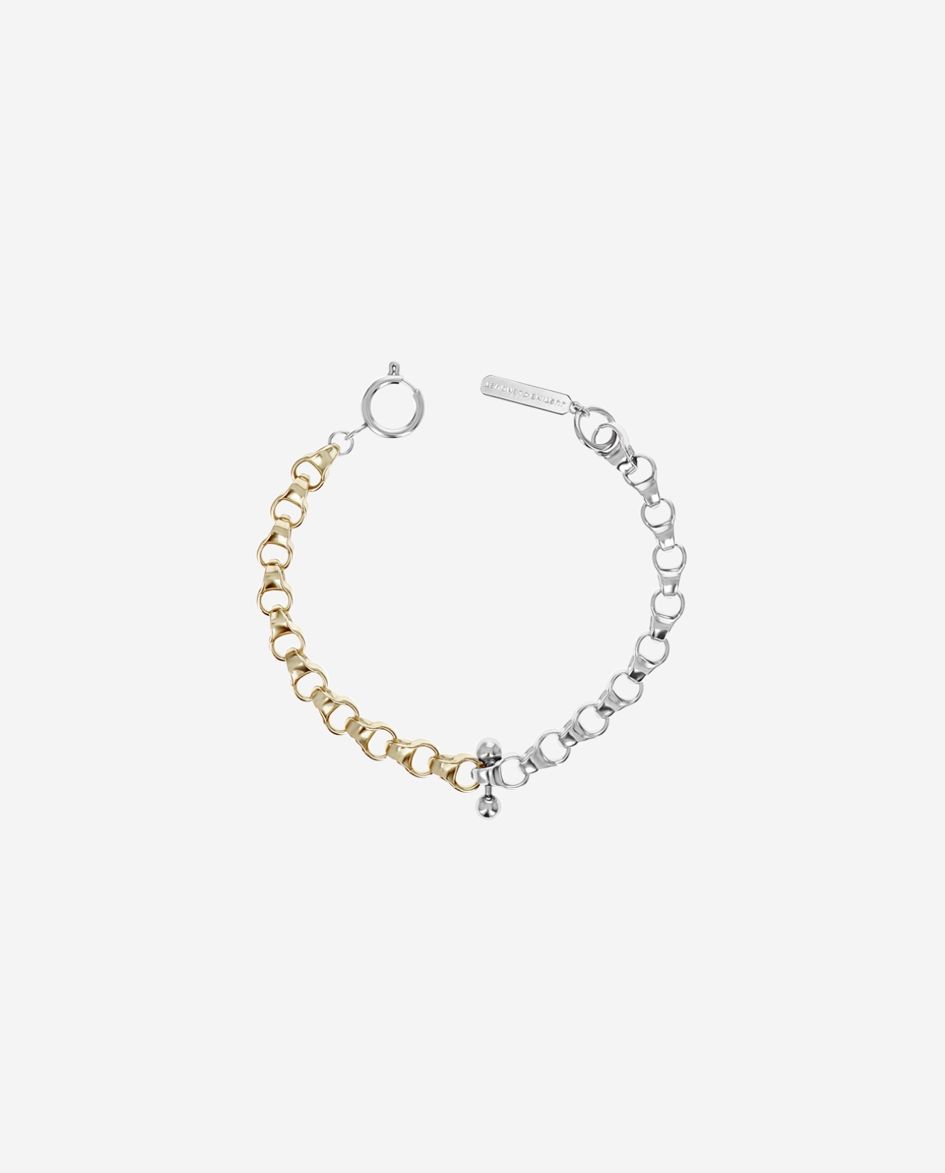 IRVIN-半拼金環扣鏈手鍊