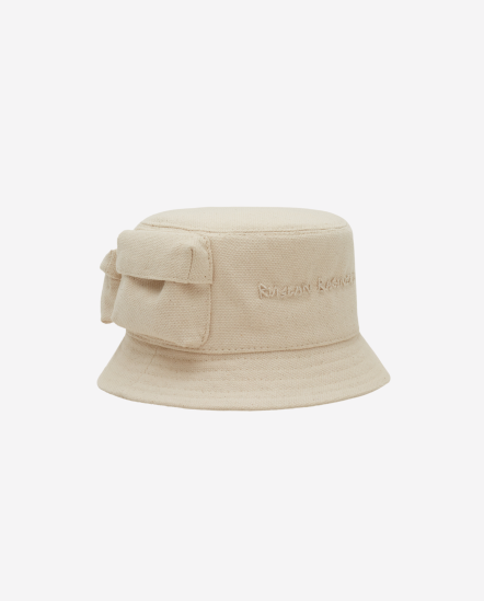 口袋裝飾棉布漁夫帽