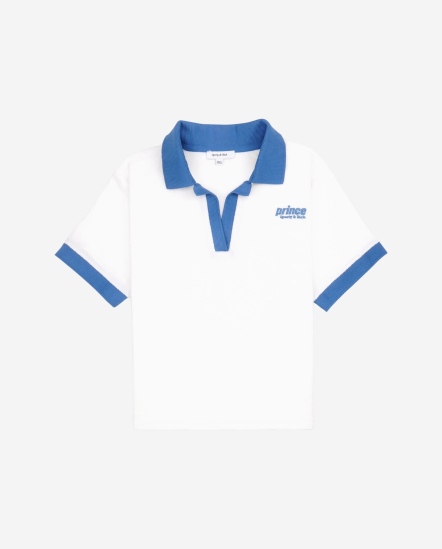 Prince Sporty藍領Polo衫/白色