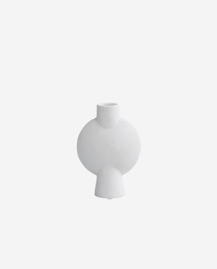 Sphere Vase Bubl Mini-球型花瓶13*6*18/白色