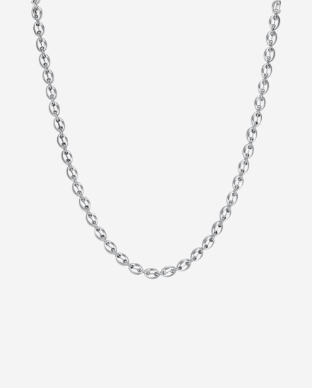 Silver Bean Chain S-咖啡豆項鍊