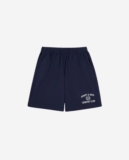 Varsity Crest-白字稻穗徽標中長短褲