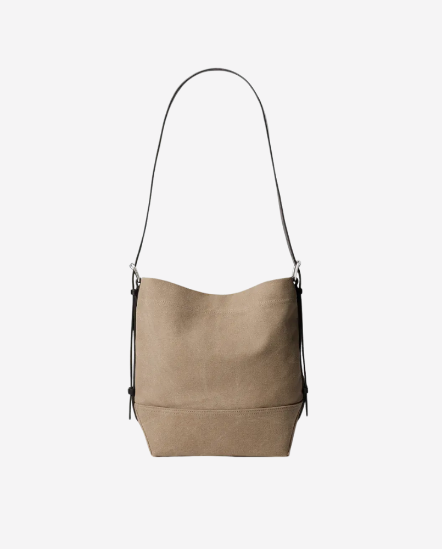 Belted Tote-帆布托特小包 22x30