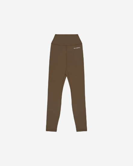 Serif Logo-SPR小字Leggings/深咖啡