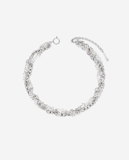 SHELBY-鎖鏈多鑽條項鍊