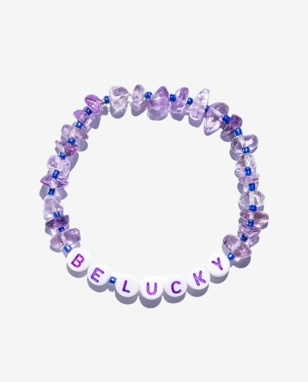 Amethyst 紫水晶Be Lucky串珠手鍊
