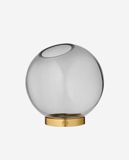 Globe vase w stand-地球儀圓花瓶17*17