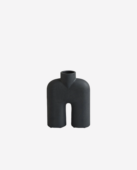 Cobra Uno Mini-ㄇ字高花瓶18*6.5*23/黑色