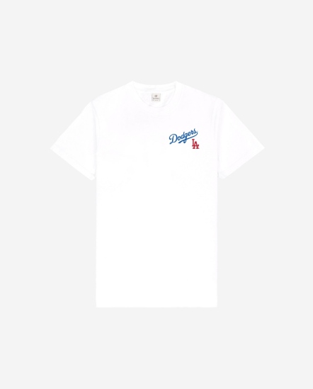 Dodgers Serif-道奇小字Logo短袖T/白色