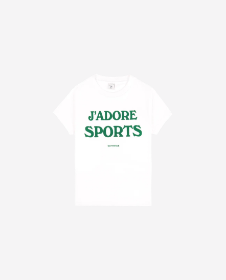 Jadore Baby -標語綠字短袖T