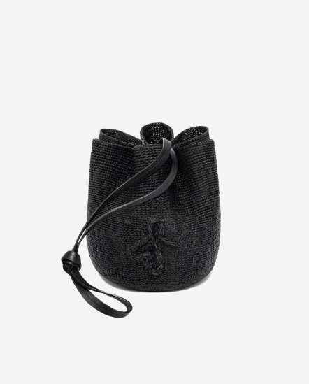 RB Logo多用式草帽/包/黑色