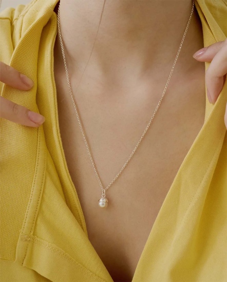 Acorn-橡樹珍珠果實細項鏈