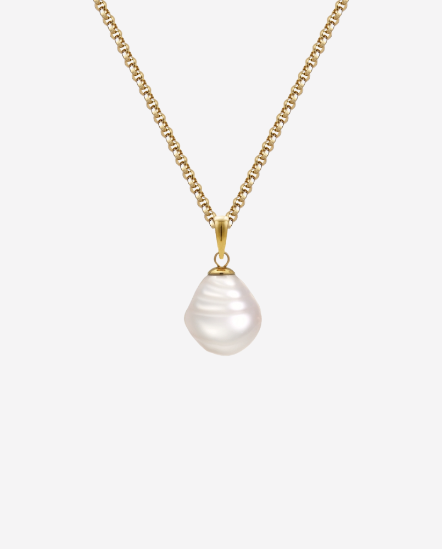 Timeless-For ME 巴洛克珍珠單珠項鍊