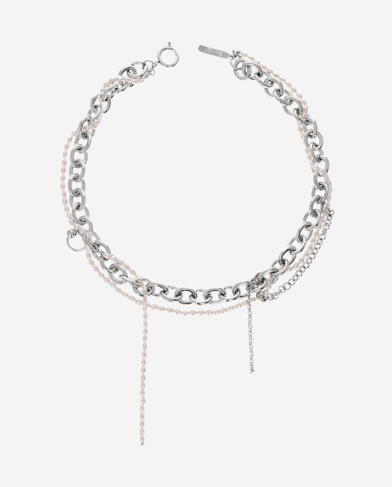 SALEM-小米珍珠粗鍊項鍊