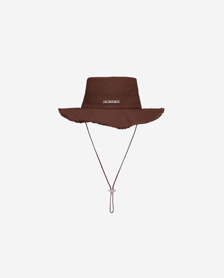 Le bob Artichaut -摩毛邊登山帽/咖啡色