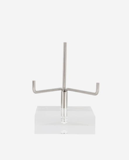 雙拉桿式銀支架-5*5*1.5cm
