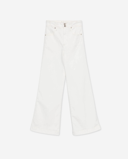 020DPA238雙釦牛仔寬褲