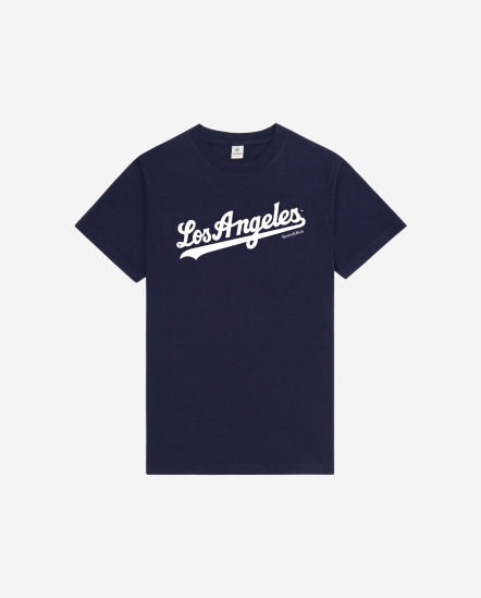 Dodgers-Logo刺繡短袖T