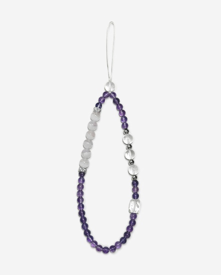 紫序 紫水晶x紫極光 手機鍊