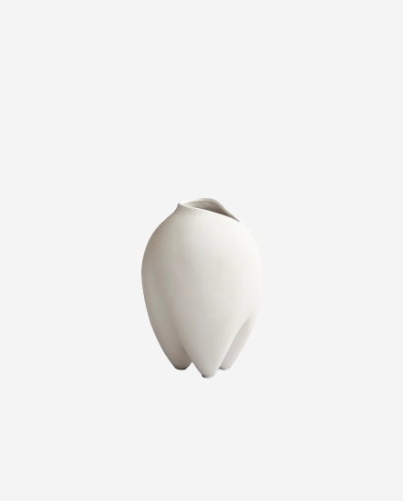 Sumo Vase Slim Petit-相撲花瓶14*14*21/白色