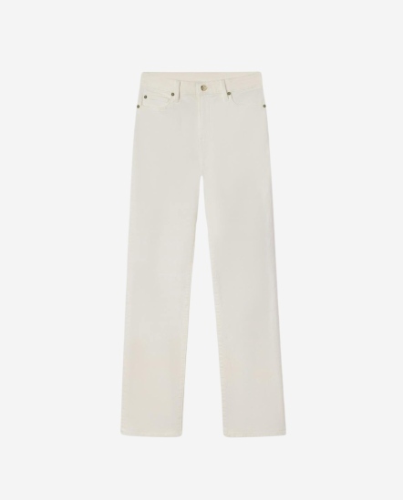 WP25DPAC01金釦單色牛仔直筒褲