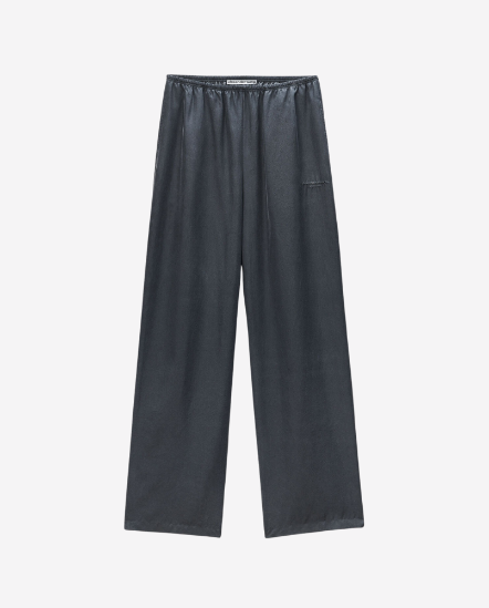 垂墜感抽繩長褲