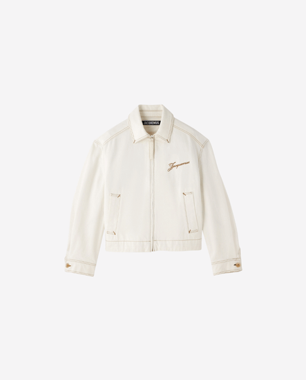 刺繡車線牛仔外套