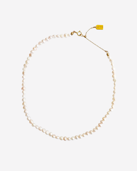 Vacay Pearl-不規則珍珠串接項鍊