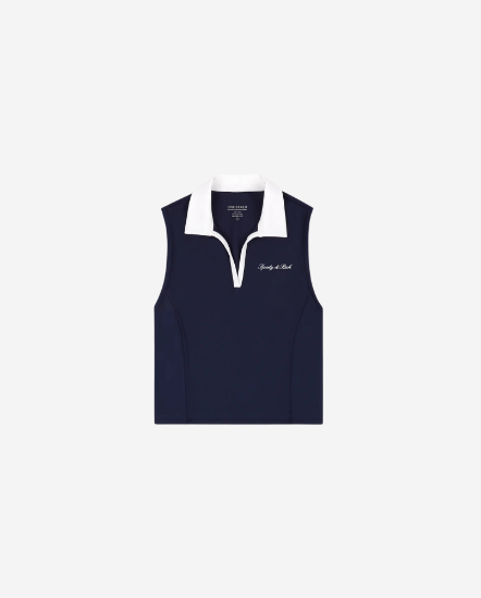Signature Logo-簽名Logo無袖Polo衫