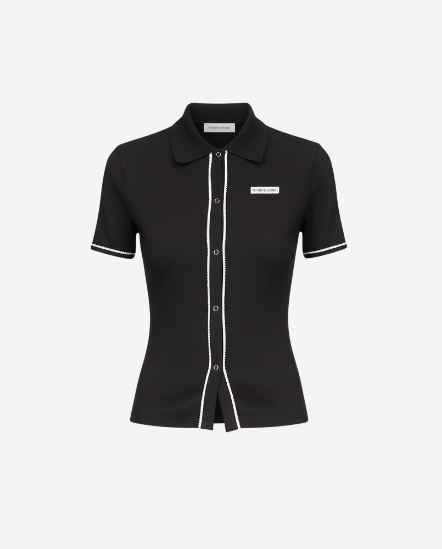 Logo徽標針織Polo衫