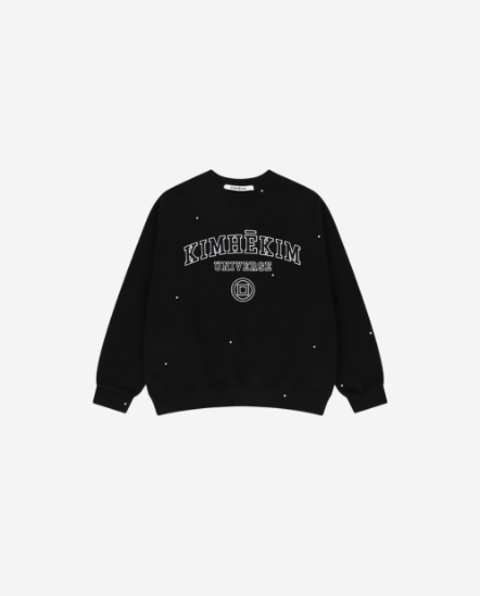 珍珠裝飾UNIVERSE衛衣