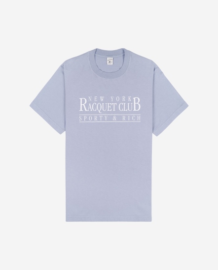 NY Racquet Club-白字Logo短袖T