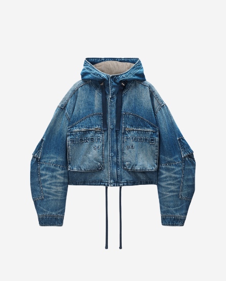 連帽口袋工裝外套