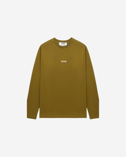 胸前小Logo長袖T