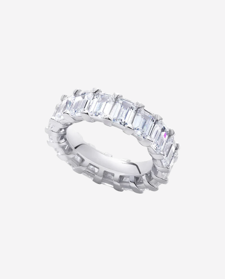 Teres Eternity Band-長方圓排鑽環戒