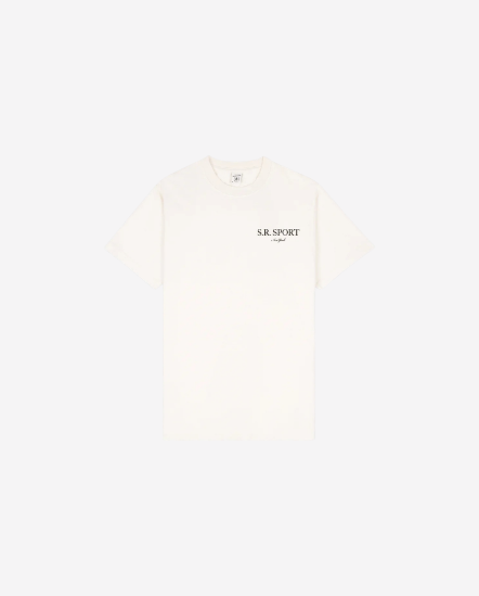 Wimbledon-S.R小字短袖T/米白