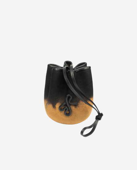 RB 雙色Logo多用式羊毛帽/包