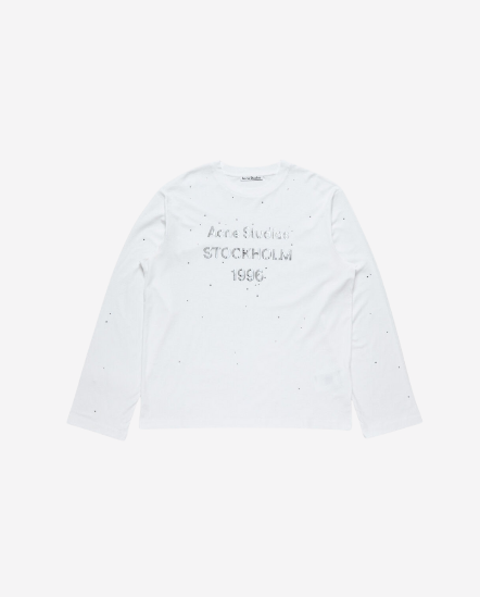 1996標語長袖T/白色