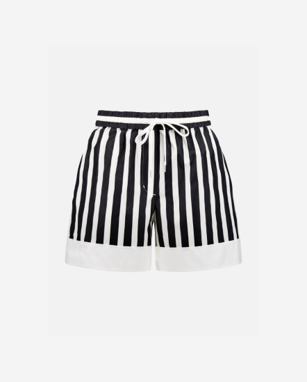 撞色條紋短褲