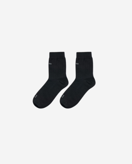 蝴蝶結Logo中長襪