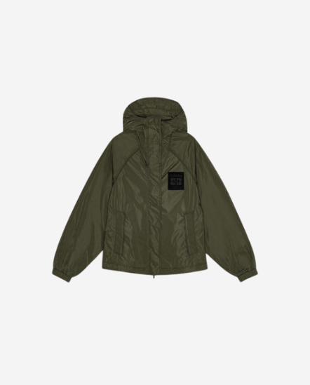 蝴蝶徽標尼龍外套