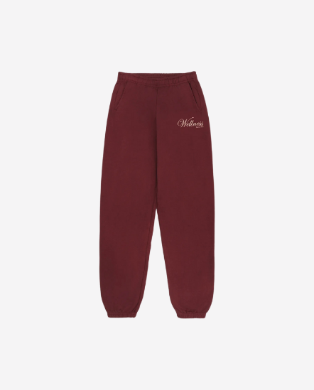 Soho-Wellness刺繡縮口棉褲