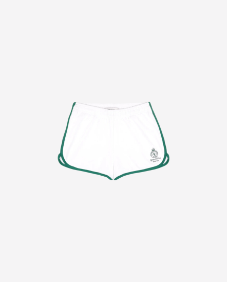 Crown Tennis 拼綠條短褲