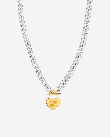 Heart Lock Chain-愛心鎖頭鎖鏈項鍊
