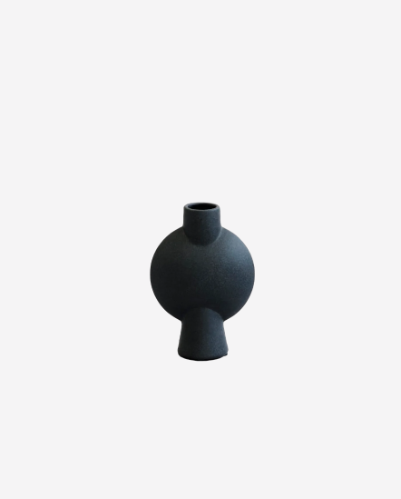 Sphere Vase Bubl Mini-球型花瓶13*6*18/黑色