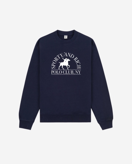 Polo Club-馬術圖長袖衛衣