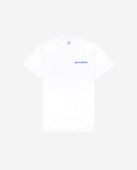 Cameron Art-藍字Logo短袖T