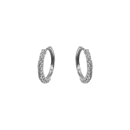 Kila半環排鑽耳環(約2cm)