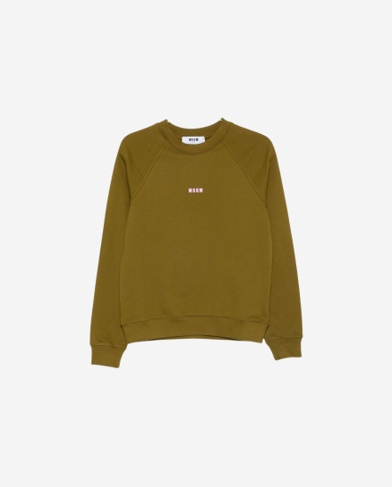 胸前小Logo長袖衛衣