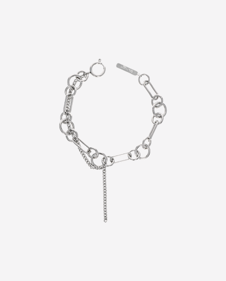 ALLEN-不規則圈環鍊條手鍊